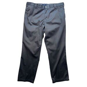 Dockers Men's Straight Fit Dress Chino Pants Flat Front Size 40x30 Gray Pockets